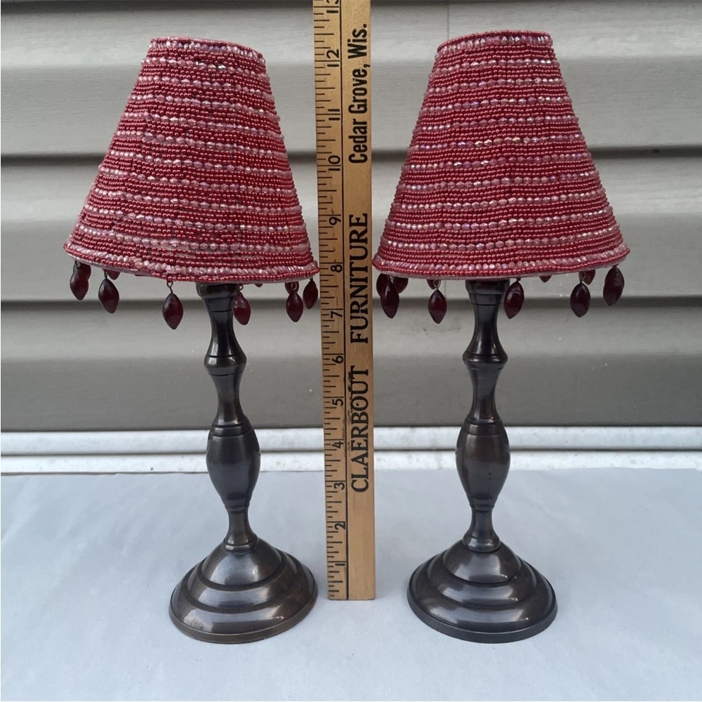 Vintage Tea Light Holder lamp - Picture 8 of 10
